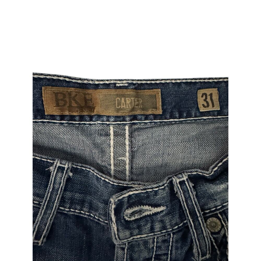 BKE Denim Carter Regular Fit Boot Cut Jeans Men’s 31x34 100% Cotton Mid Rise - Picture 8 of 8